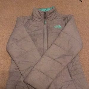 Girls North Face light weight puffer coat
